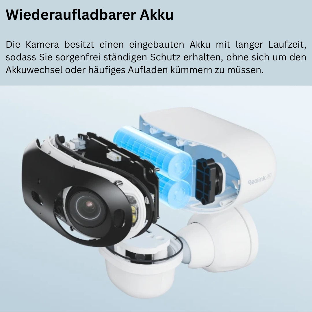 Reolink 4K Solarbetriebenes drahtloses Überwachungskameraset V2