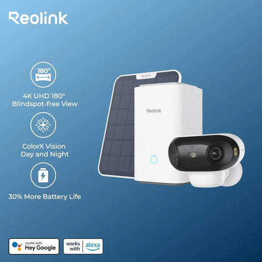 Reolink 4K Solarbetriebenes drahtloses Überwachungskameraset